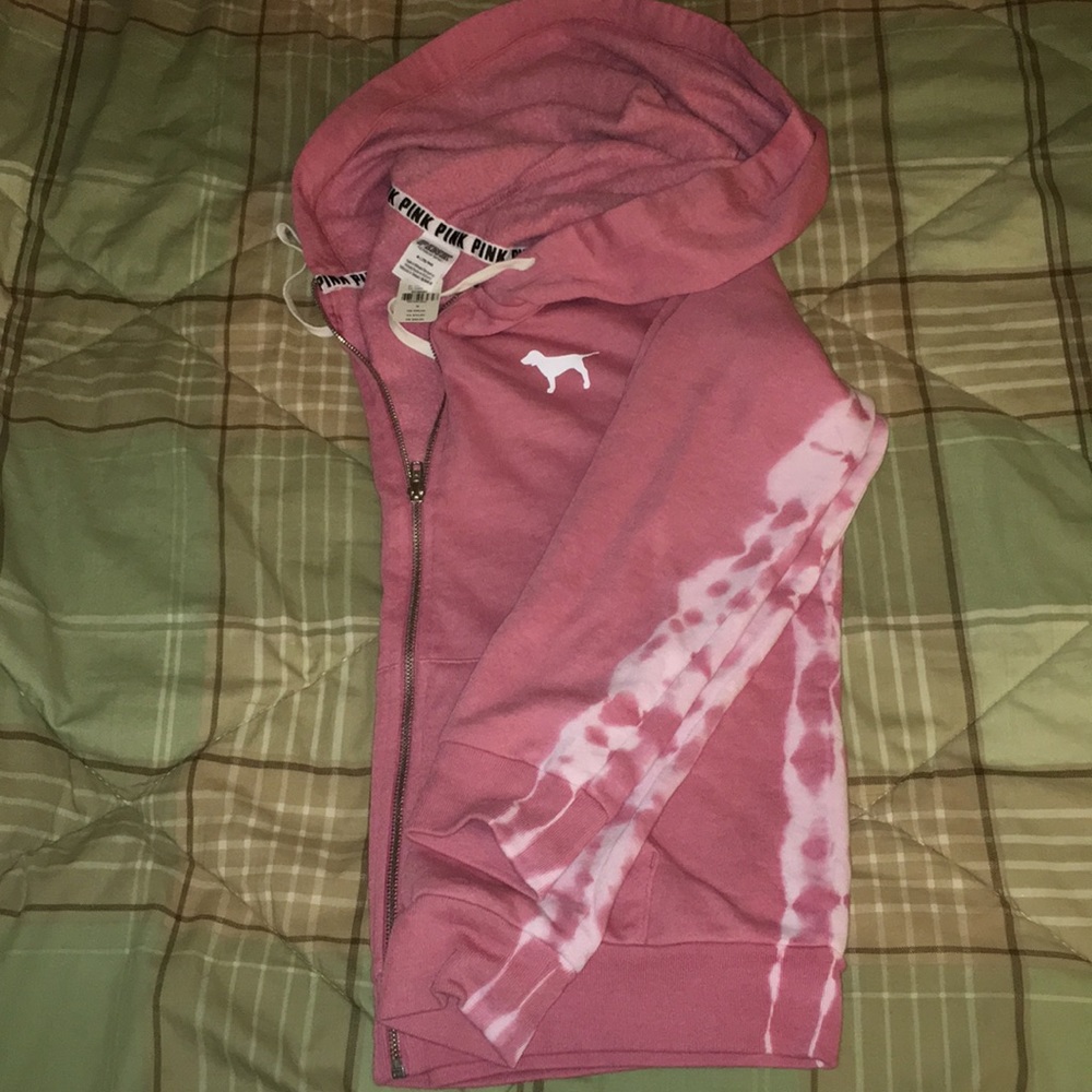 NWT Medium Pink Tie Dye Hoodie